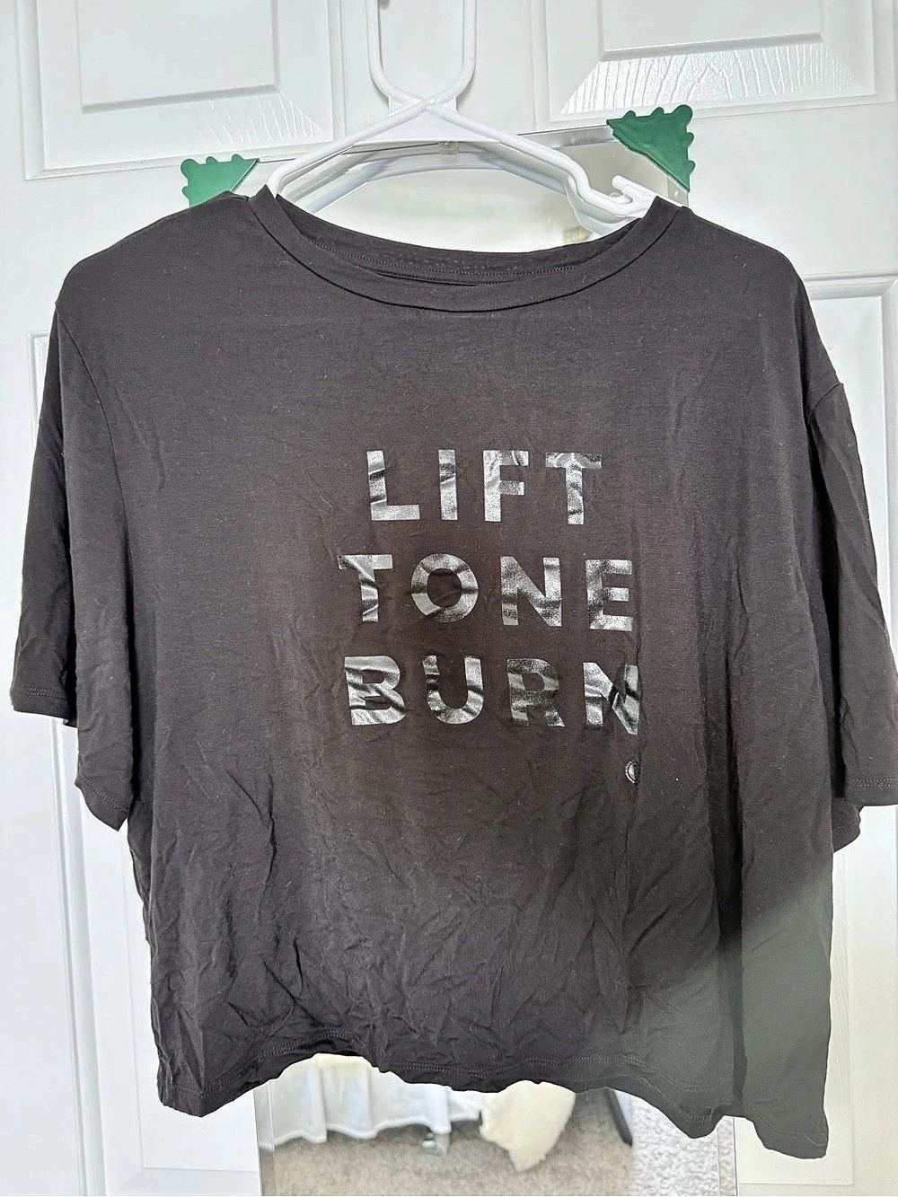 Tavi x Pure Barre Lift Tone Burn Graphic Tee black